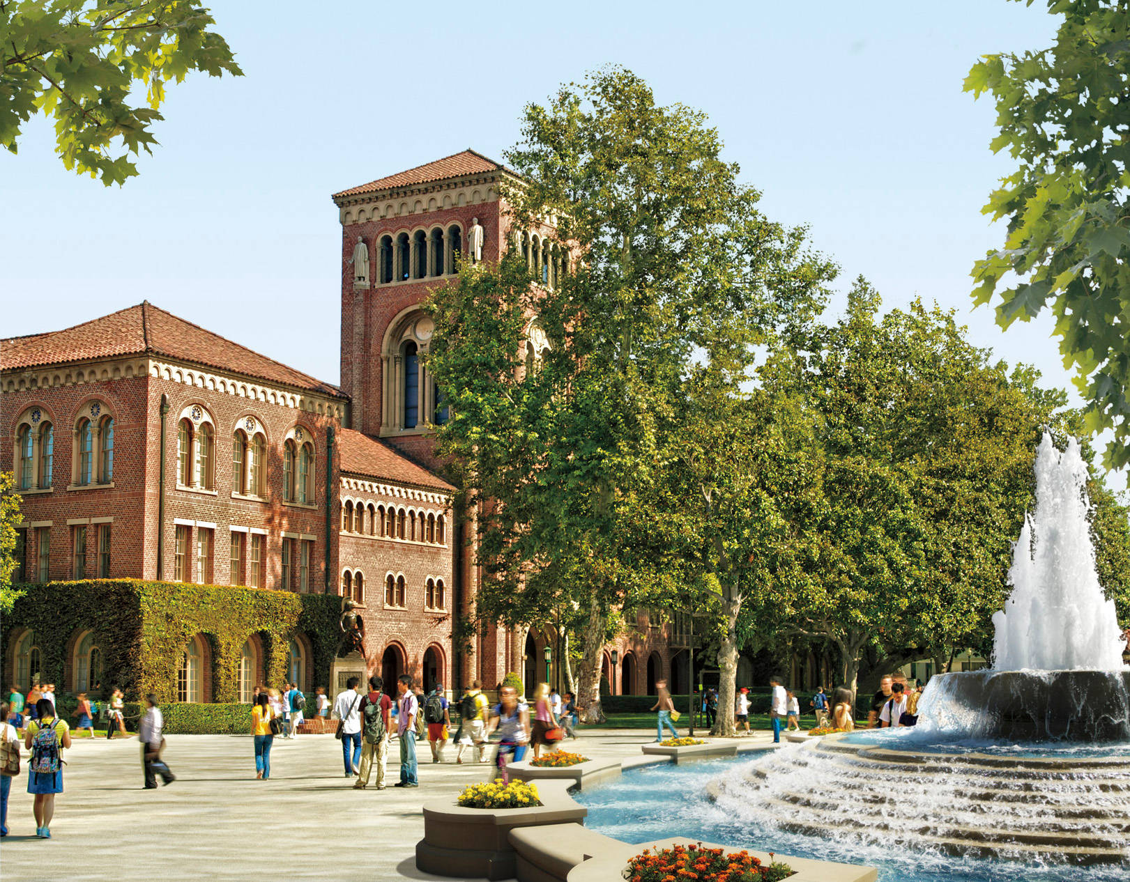 University Of Southern California School Building Wallpaper