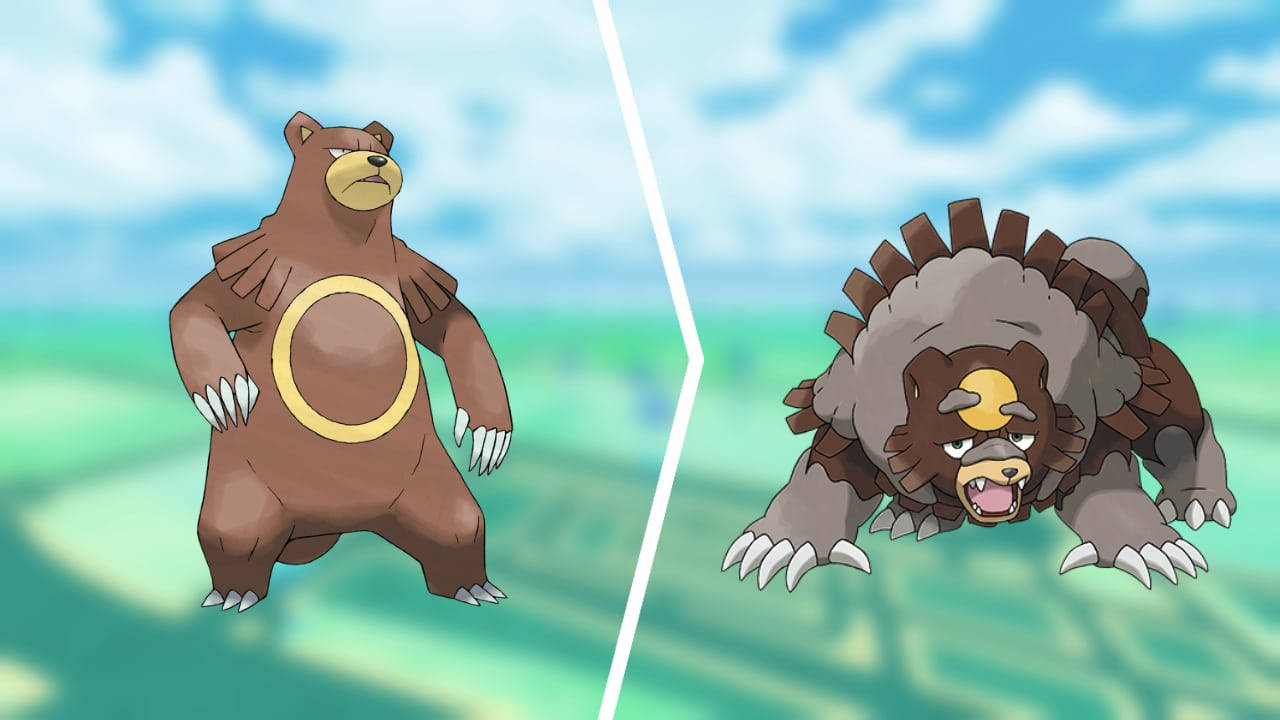 Ursaring And Ursaluna Side By Side Wallpaper