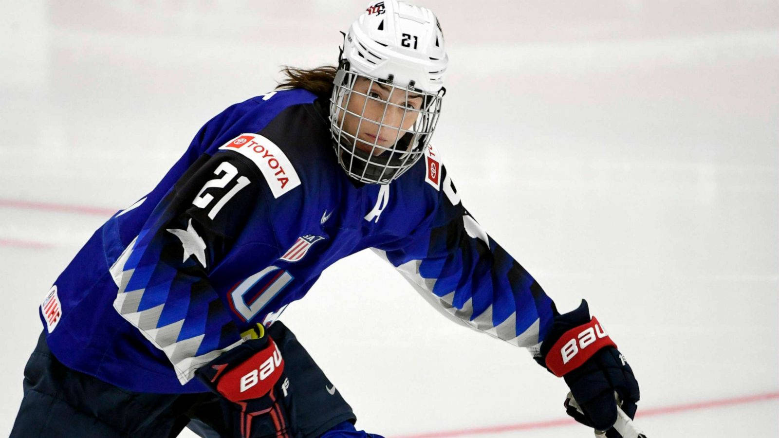 Usa National Hockey Athlete Hilary Knight Wallpaper