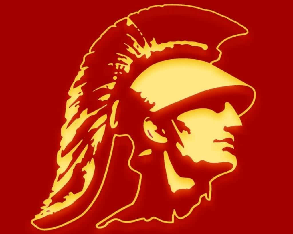 Usc Trojans Tommy Trojan Warrior Logo Wallpaper