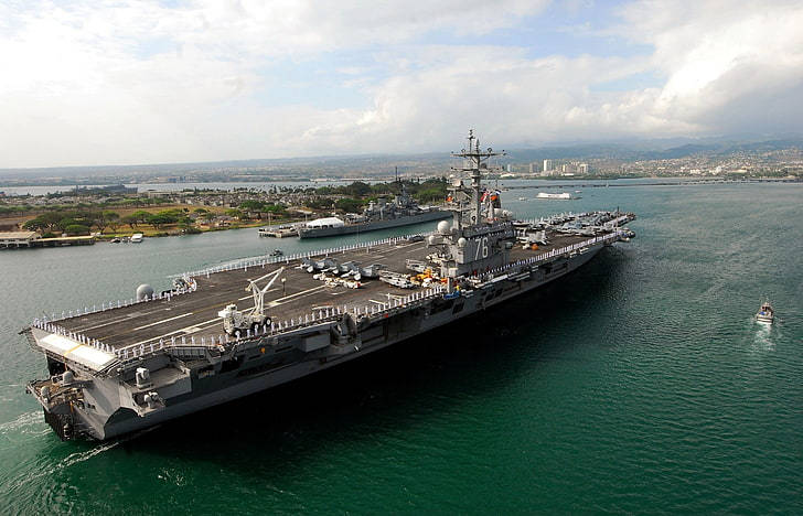 Uss Ronald Reagan Aircraft At Pearl Harbor Wallpaper