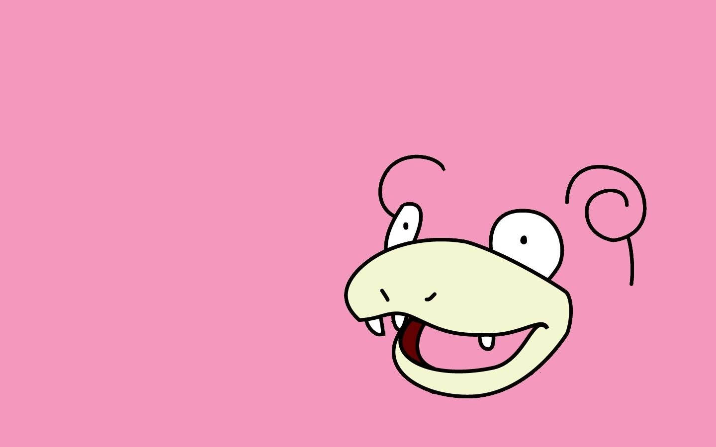 Vacant Eyes Slowpoke Wallpaper