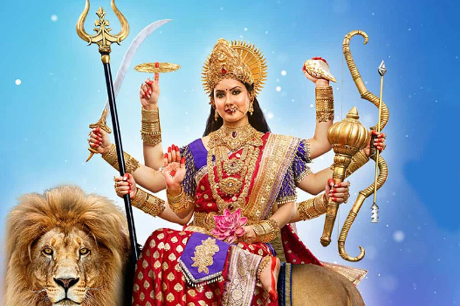 Vaishno Devi Portrayal Of A Real Life Woman Wallpaper