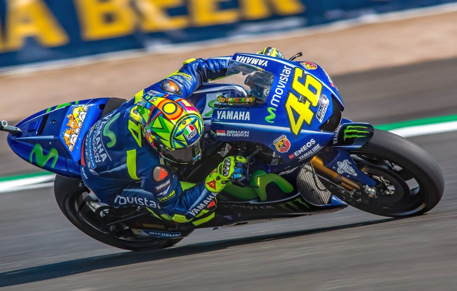 Valentino Rossi Italian Professional Motorcyclist Wallpaper