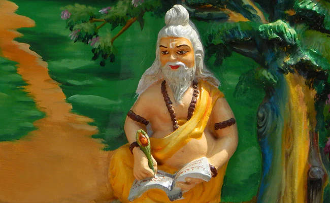 Valmiki Jayanti Concrete Sculpture Wallpaper