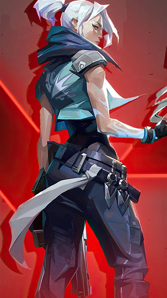 Valorant Agent Jett Iphone Wallpaper