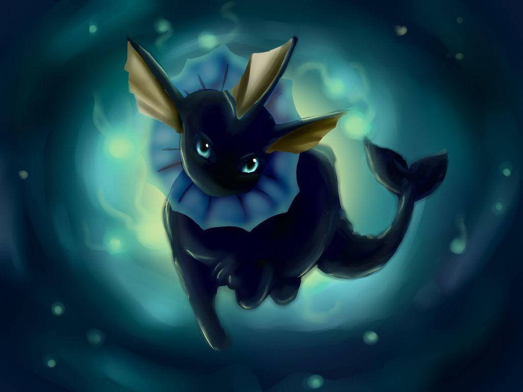 Vaporeon Dark Aesthetic Wallpaper