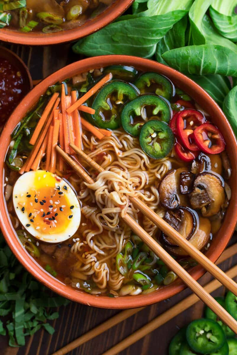 Veggie Ramen Wallpaper