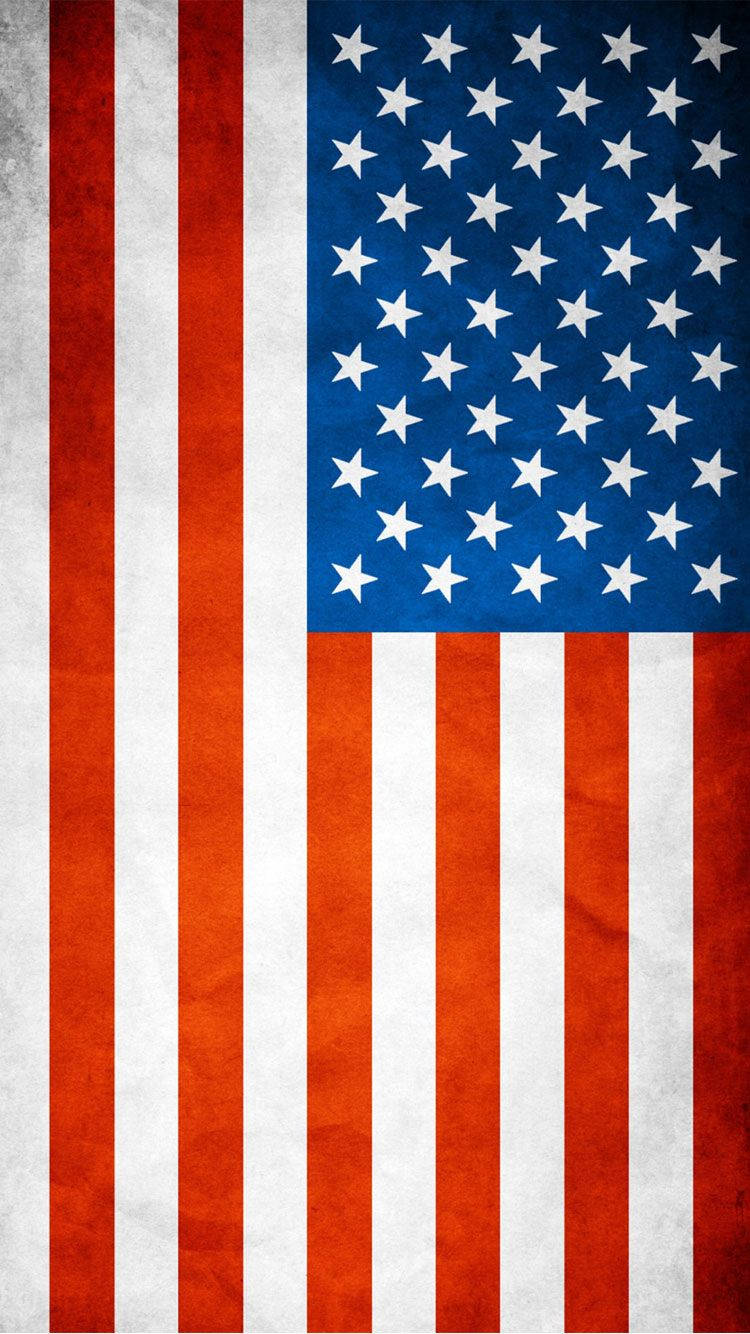 Vertical American Flag Wallpaper
