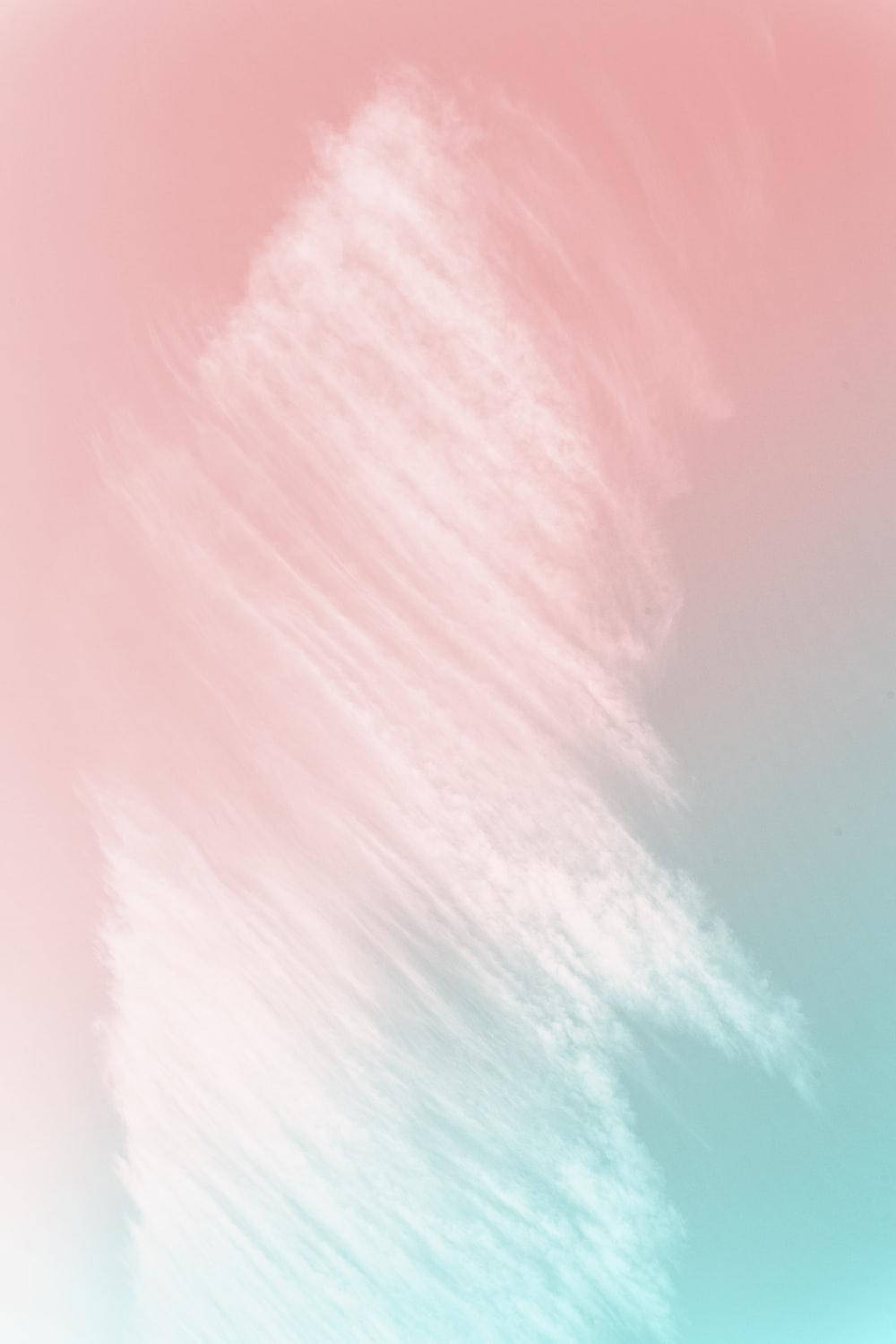 Vertical Cute Color Gradient Aesthetic Teal Wallpaper