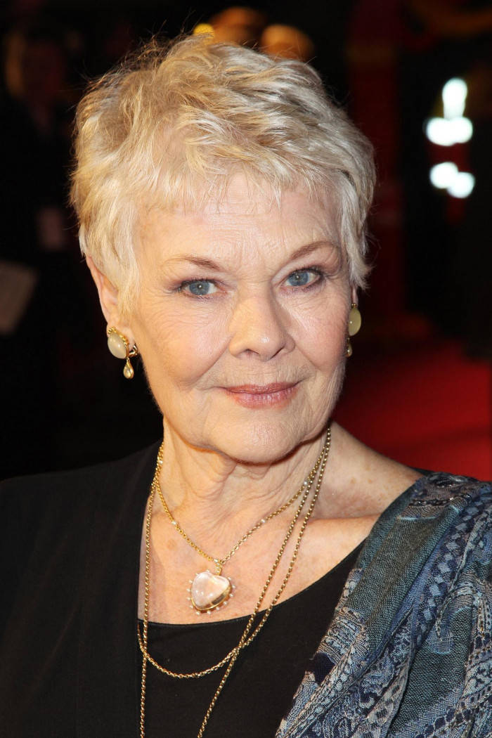 Veteran Actress Judi Dench In A Breath-stealing Pose Wallpaper