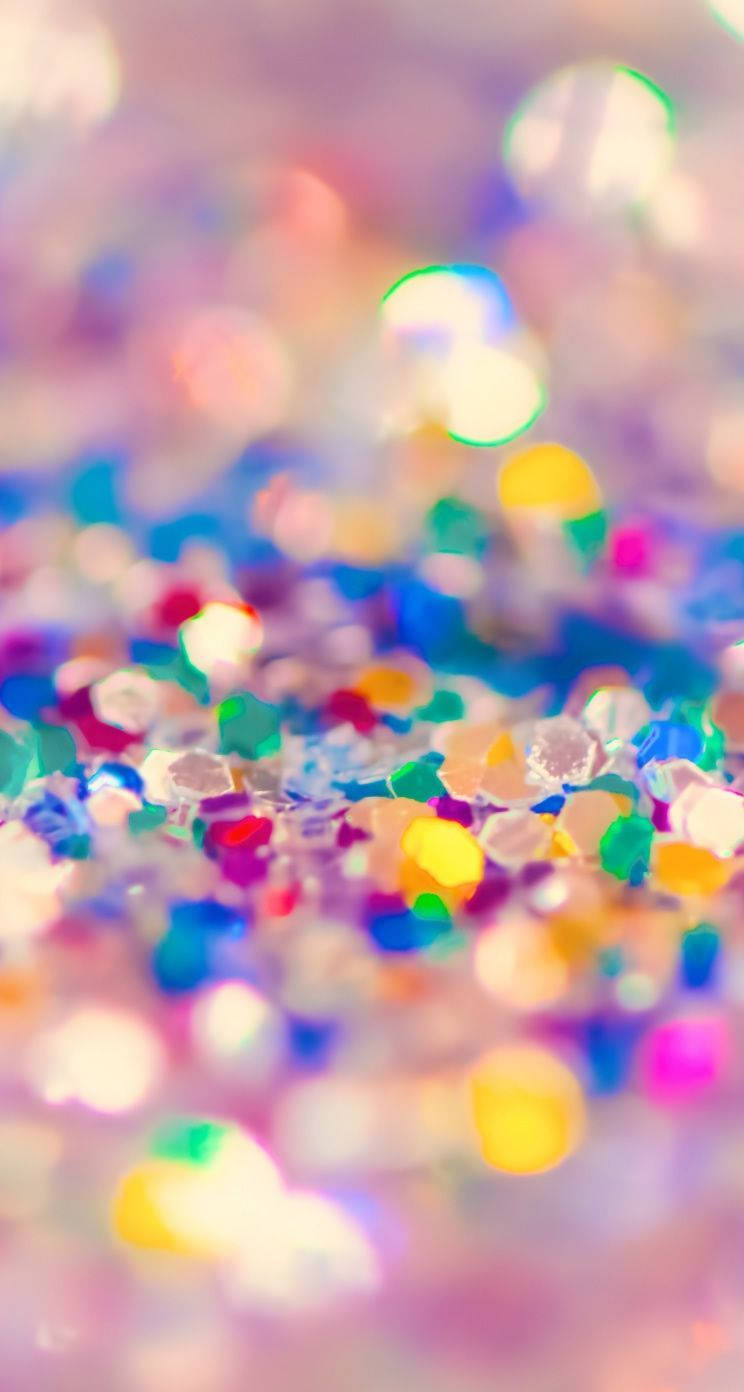 Vibrant Colored Glitter Background For Iphone 5s Wallpaper