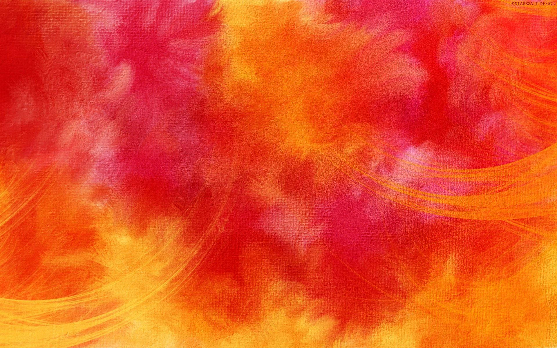 Vibrant Red And Yellow Colors Wallpaper