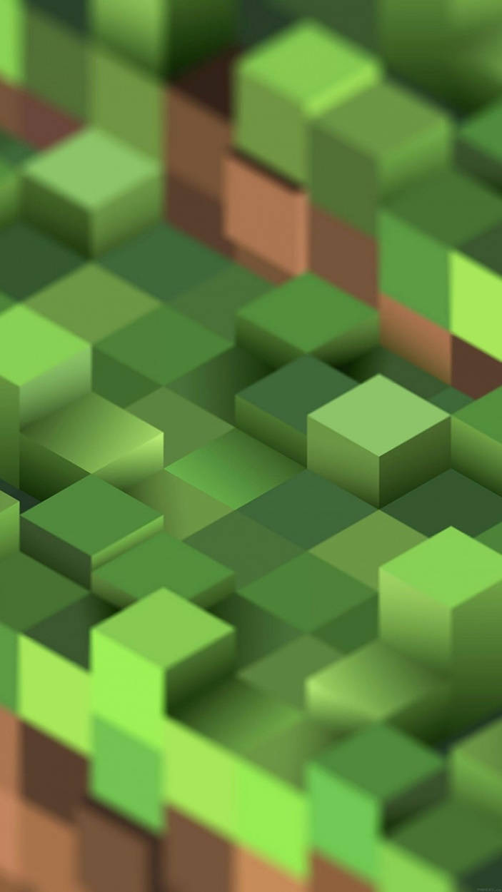 Video Game Grass Minecraft Iphone Wallpaper