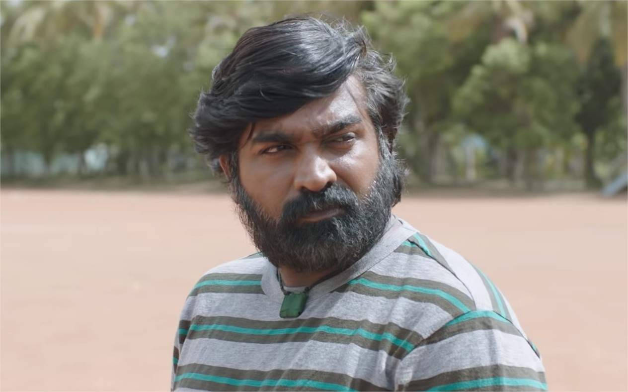 Vijay Sethupathi In Striped Shirt Hd Wallpaper