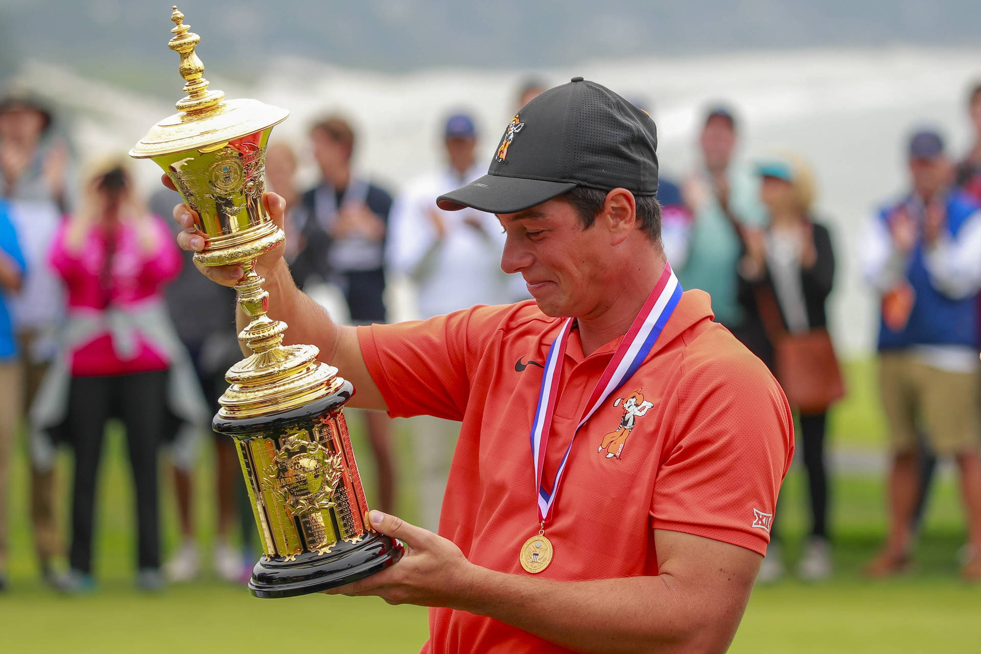 Viktor Hovland Being The Champion Wallpaper