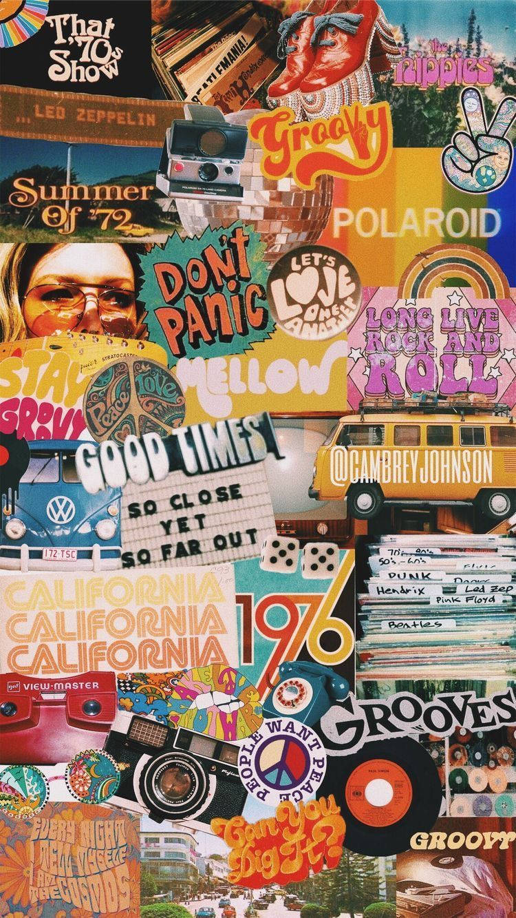 Vintage Aesthetic Collage Wallpaper