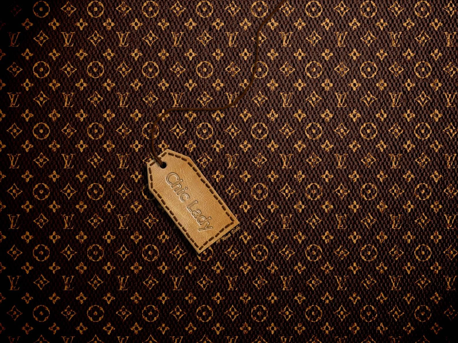 Vintage Louis Vuitton With Leather Tag Wallpaper