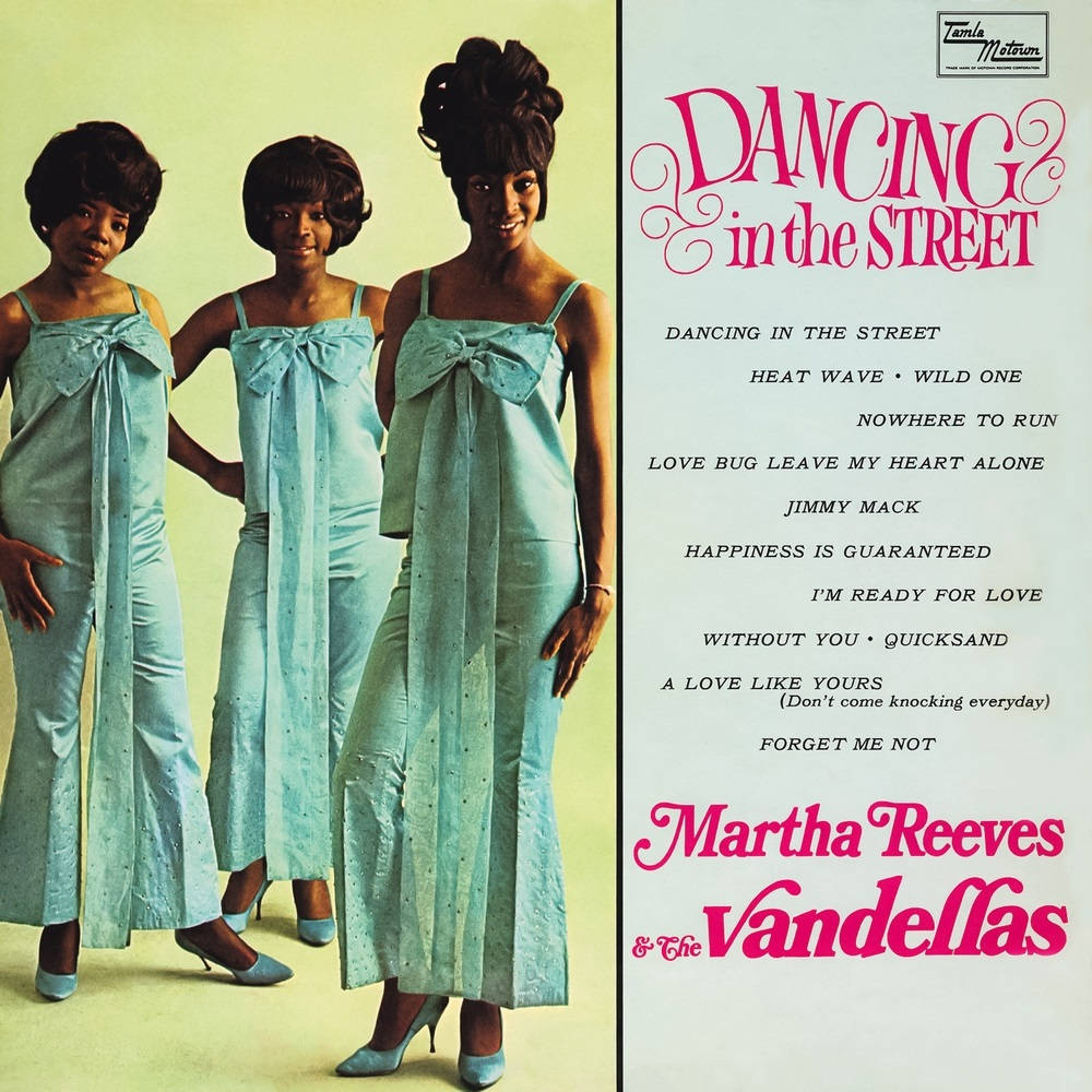 Vintage Martha And The Vandellas Vinyl Record Wallpaper