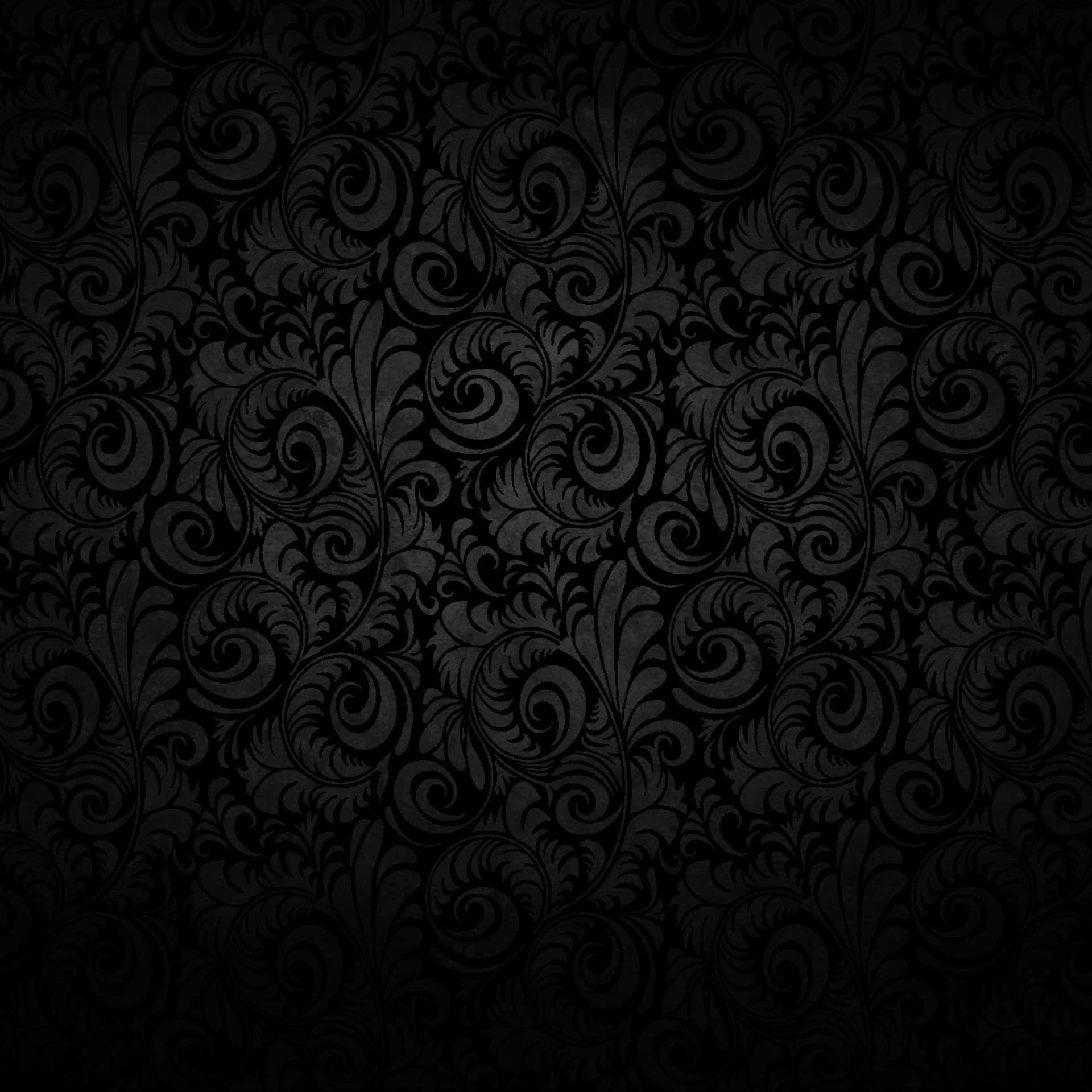 Vintage Pattern Black Dark Ipad Wallpaper