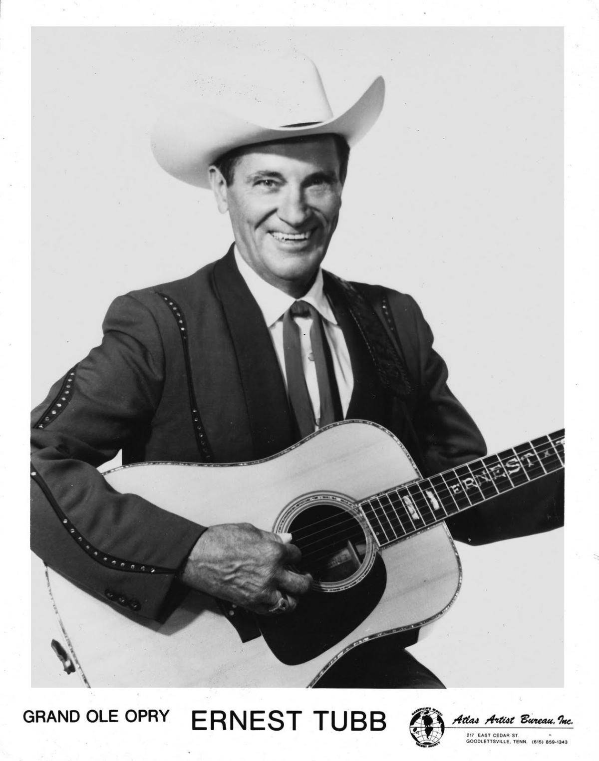 Vintage Portrait Singer Ernest Tubb Wallpaper