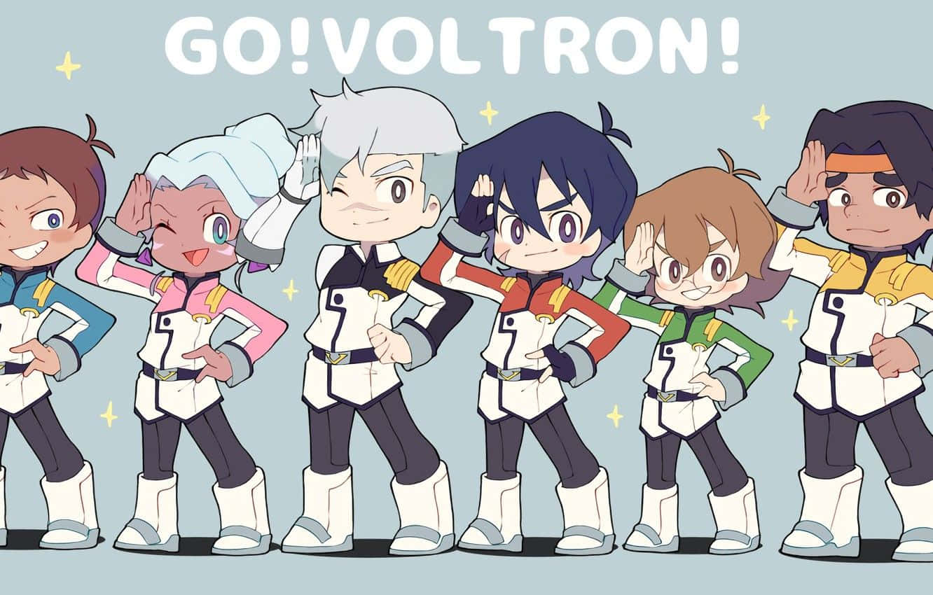 Voltron Anime Cute Digital Art Wallpaper