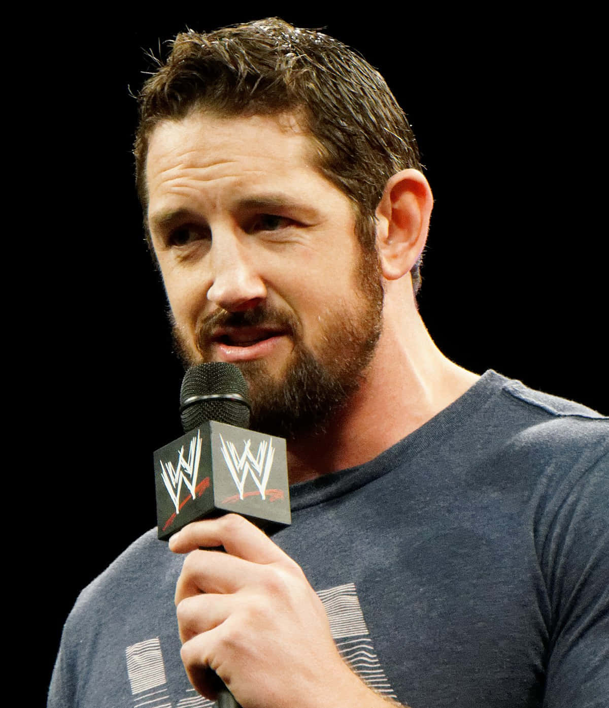 Wade Barrett Holding A Mic Wallpaper