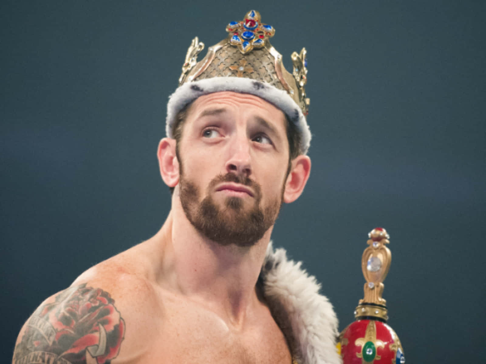 Wade Barrett Wearing A Crown Wallpaper