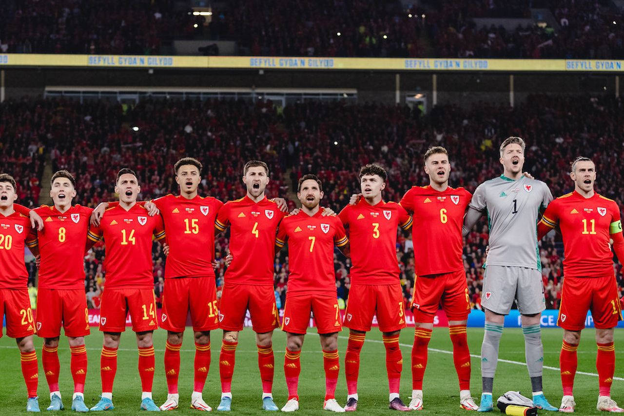 Wales National Football Team Stadium Group Shot Wallpaper