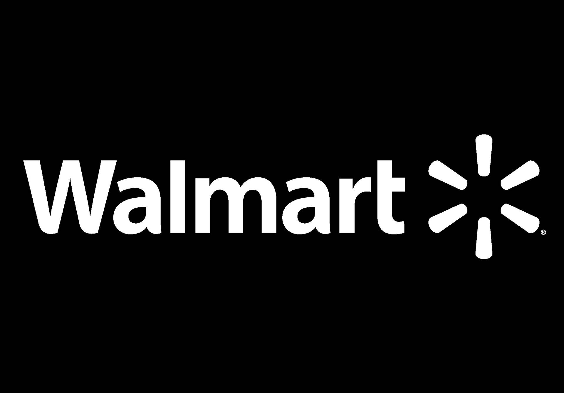 Walmart Black Minimalist Logo Wallpaper WallpapersOK