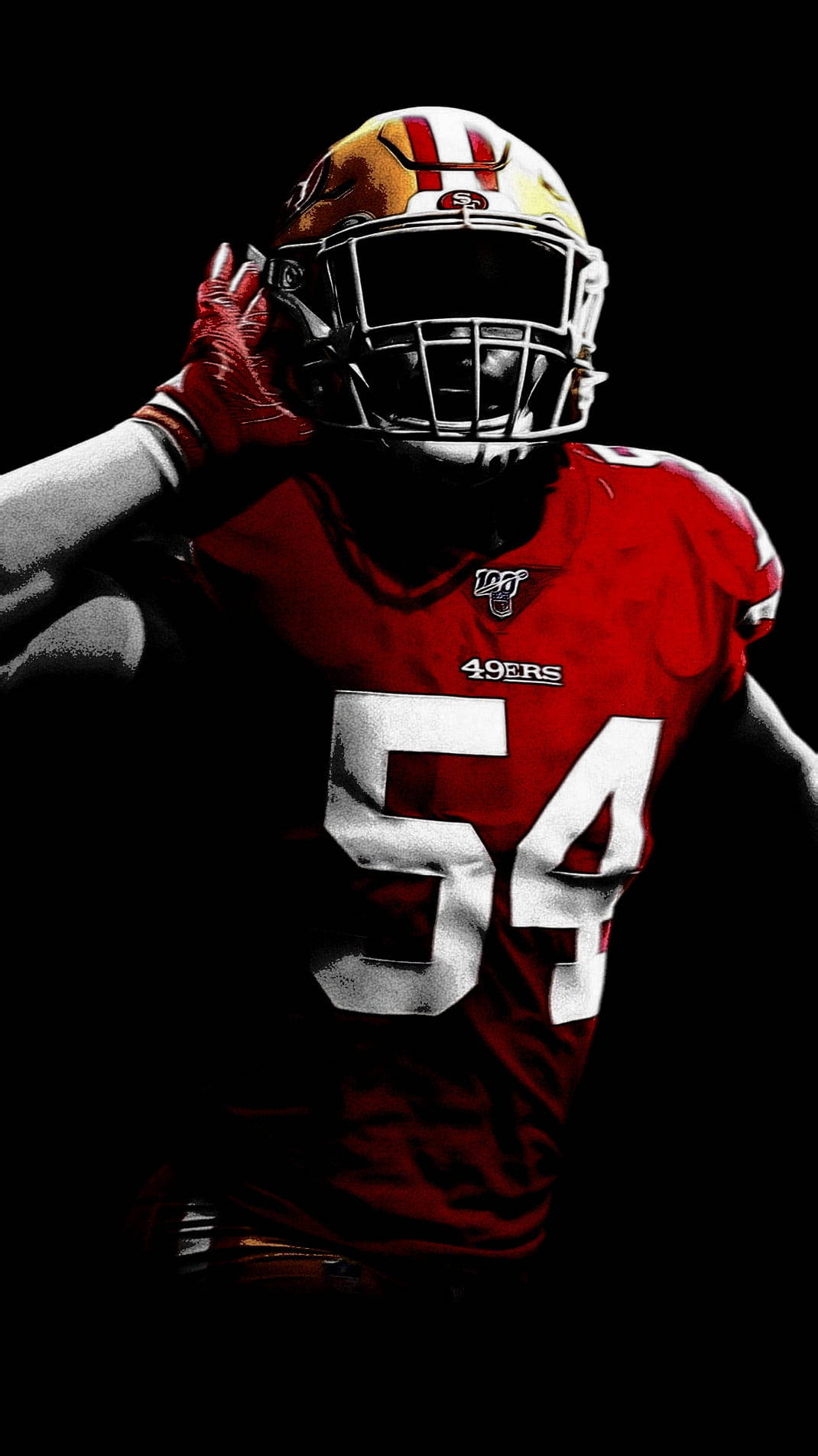 Warner 54 49ers Iphone Wallpaper