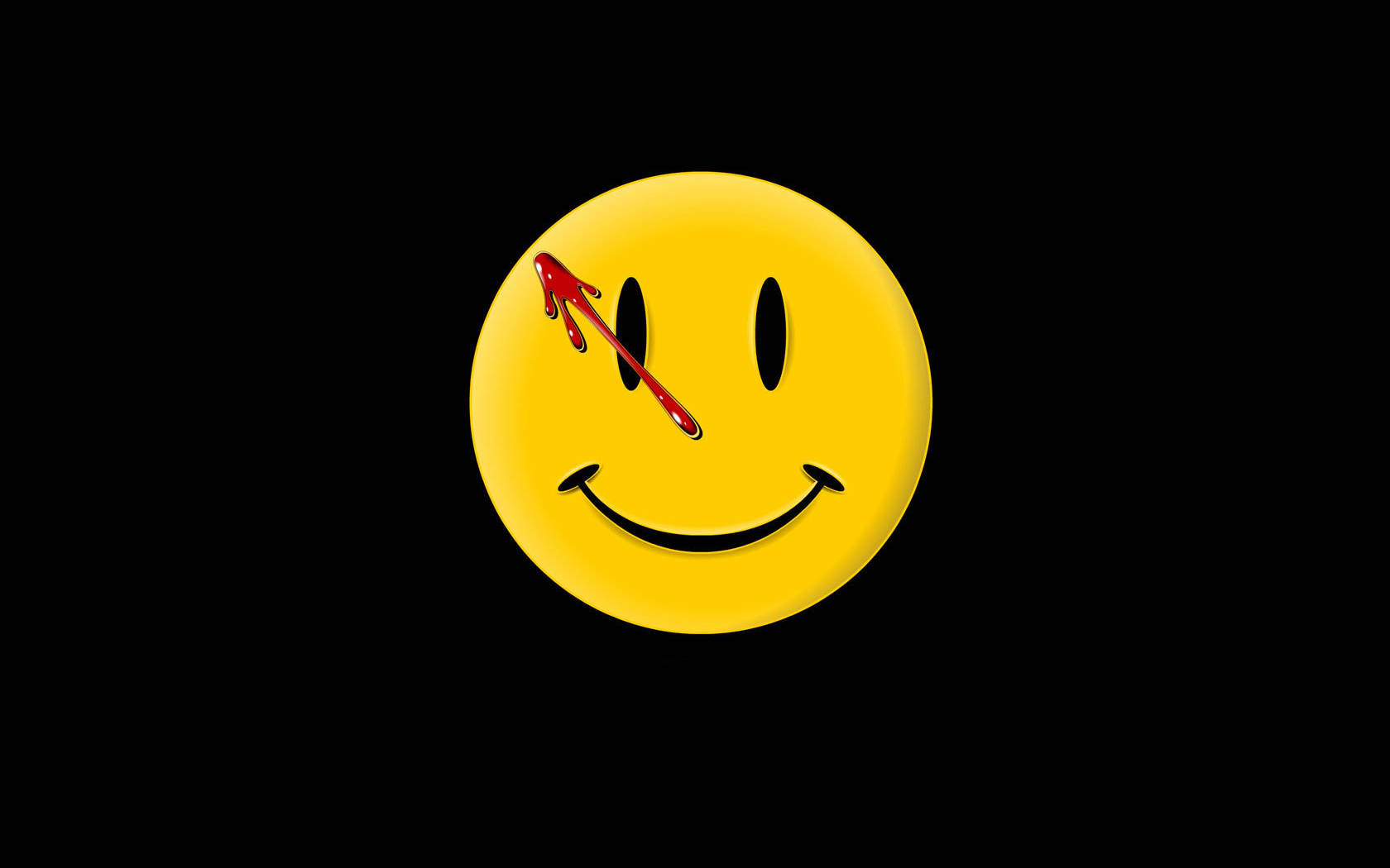 Watchmen Yellow Smiley Blood Wallpaper