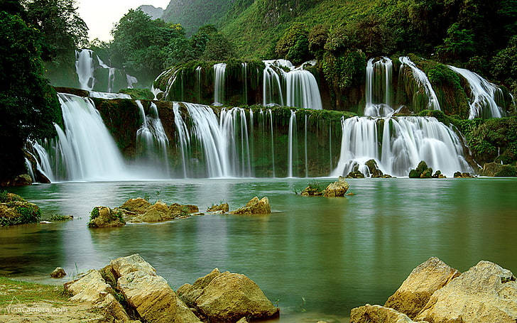 Waterfalls Full Desktop Screen Hd Wallpaper