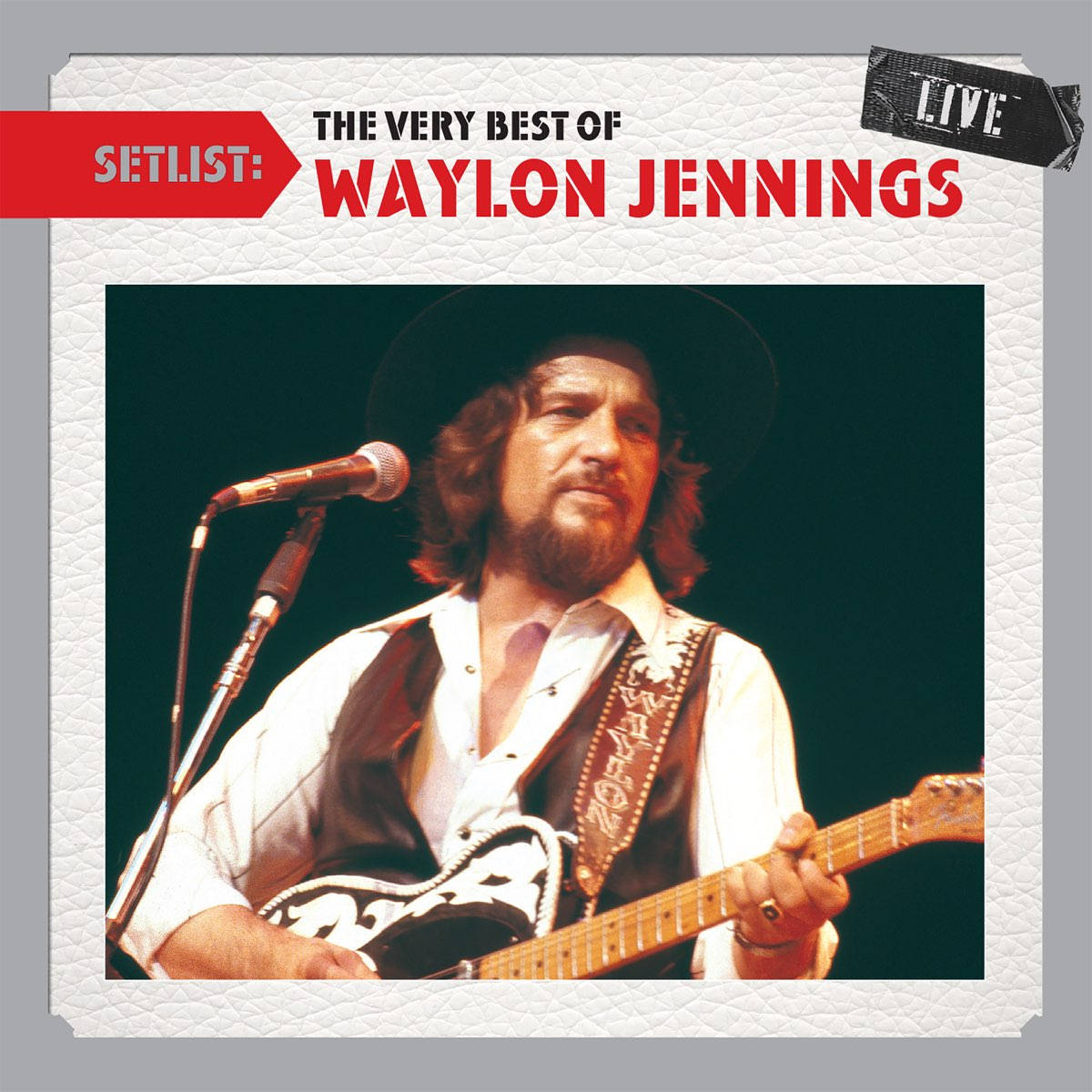 Waylon Jennings Live Album Wallpaper