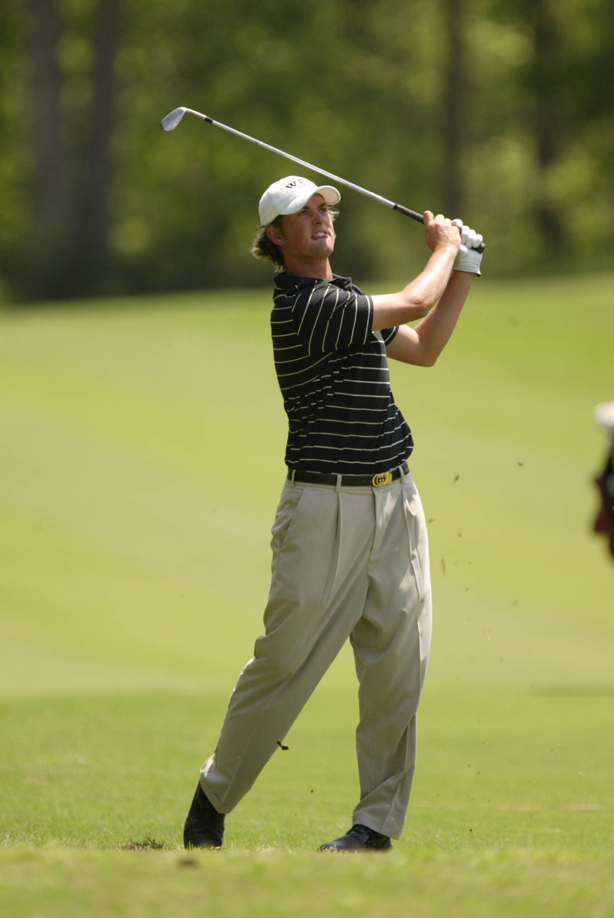 Webb Simpson Hitting A Swing Wallpaper