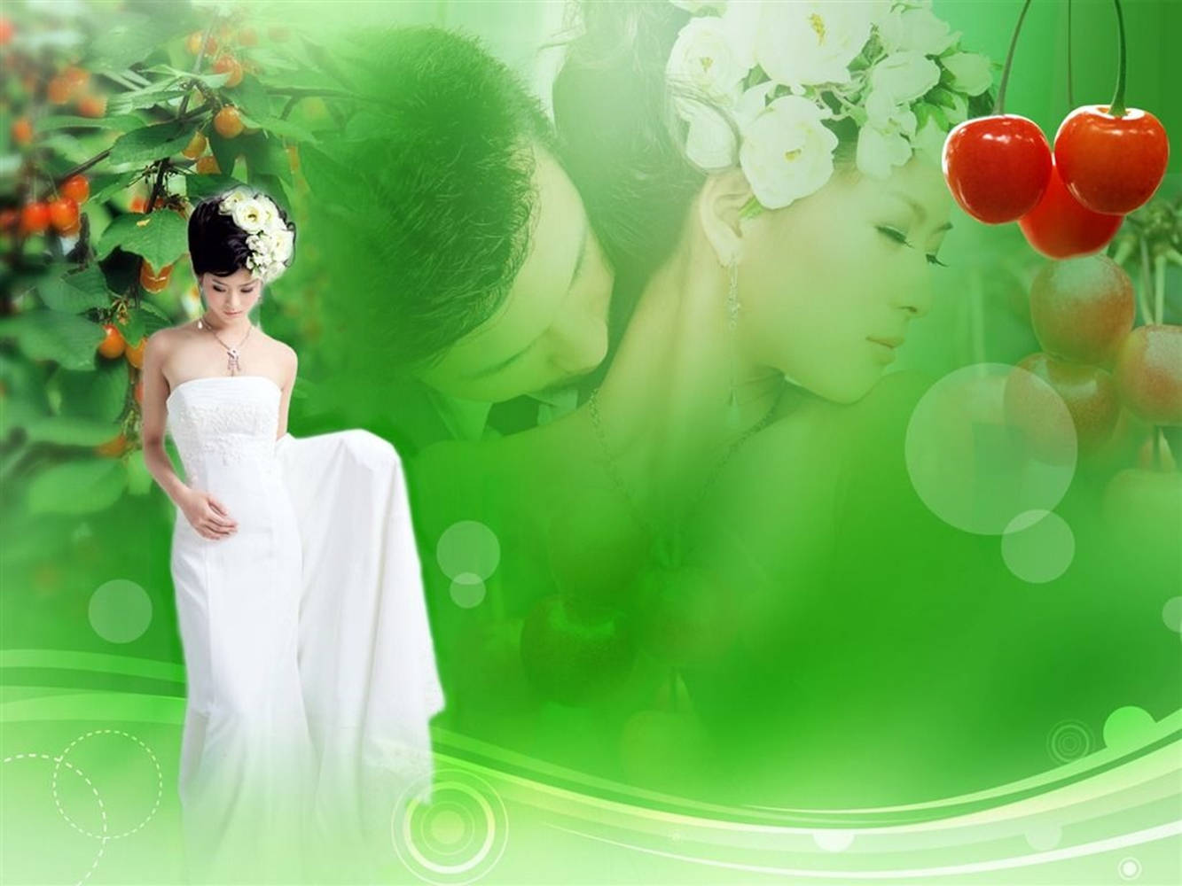 Wedding Album Cherry Wallpaper