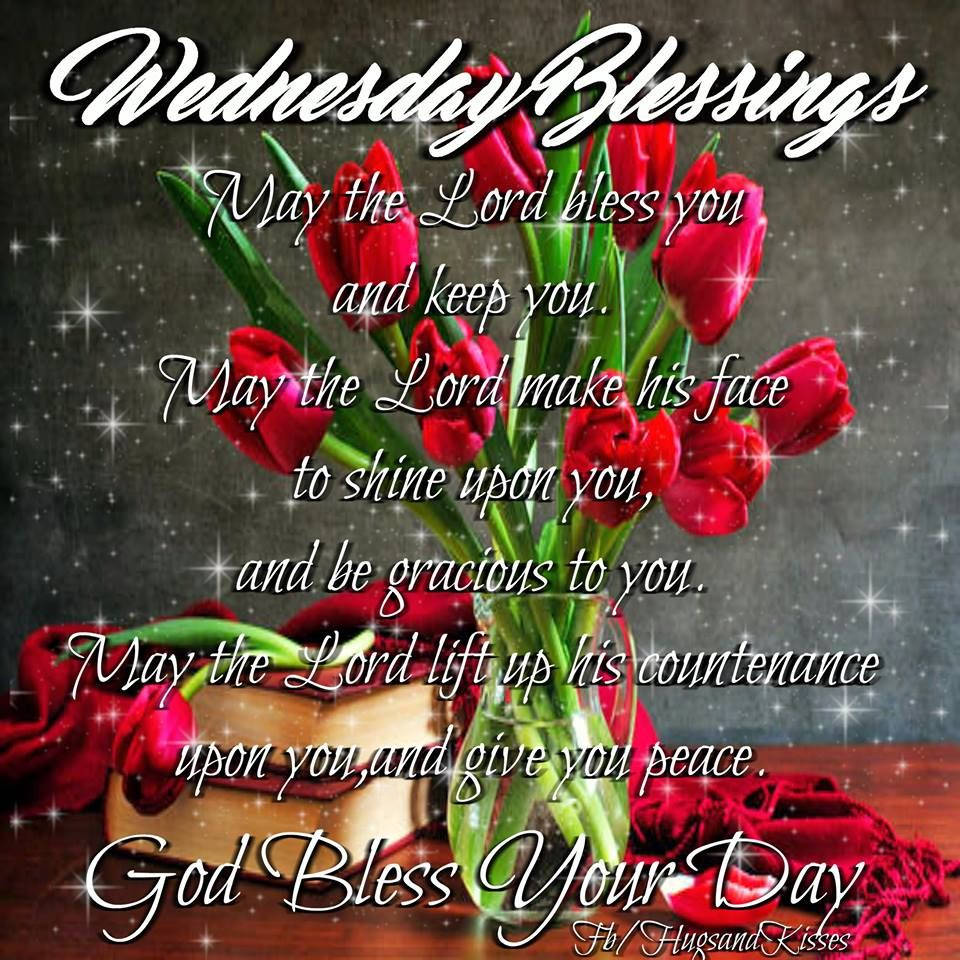 Wednesday Blessings Aesthetic Quote Flowers Wallpaper