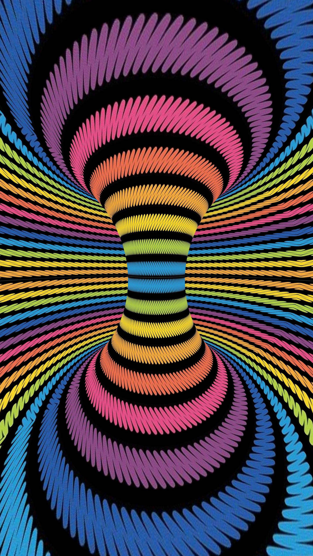 Weirdcore Optical Art Wallpaper