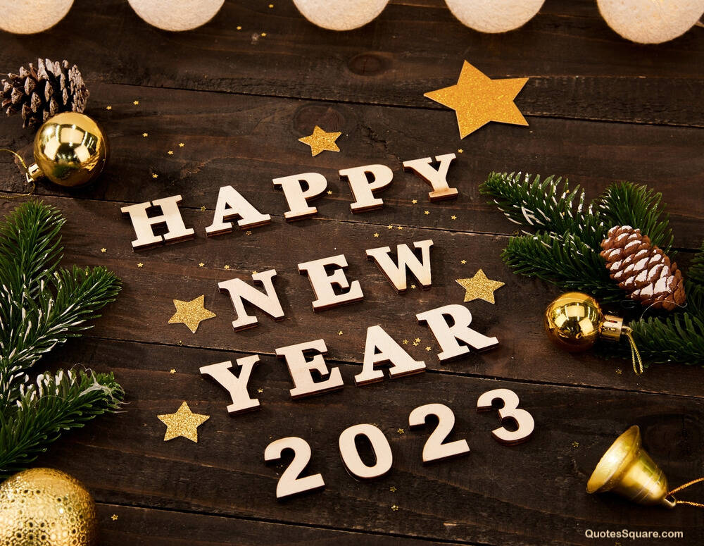 Welcoming 2023: A New Year Celebration Wallpaper