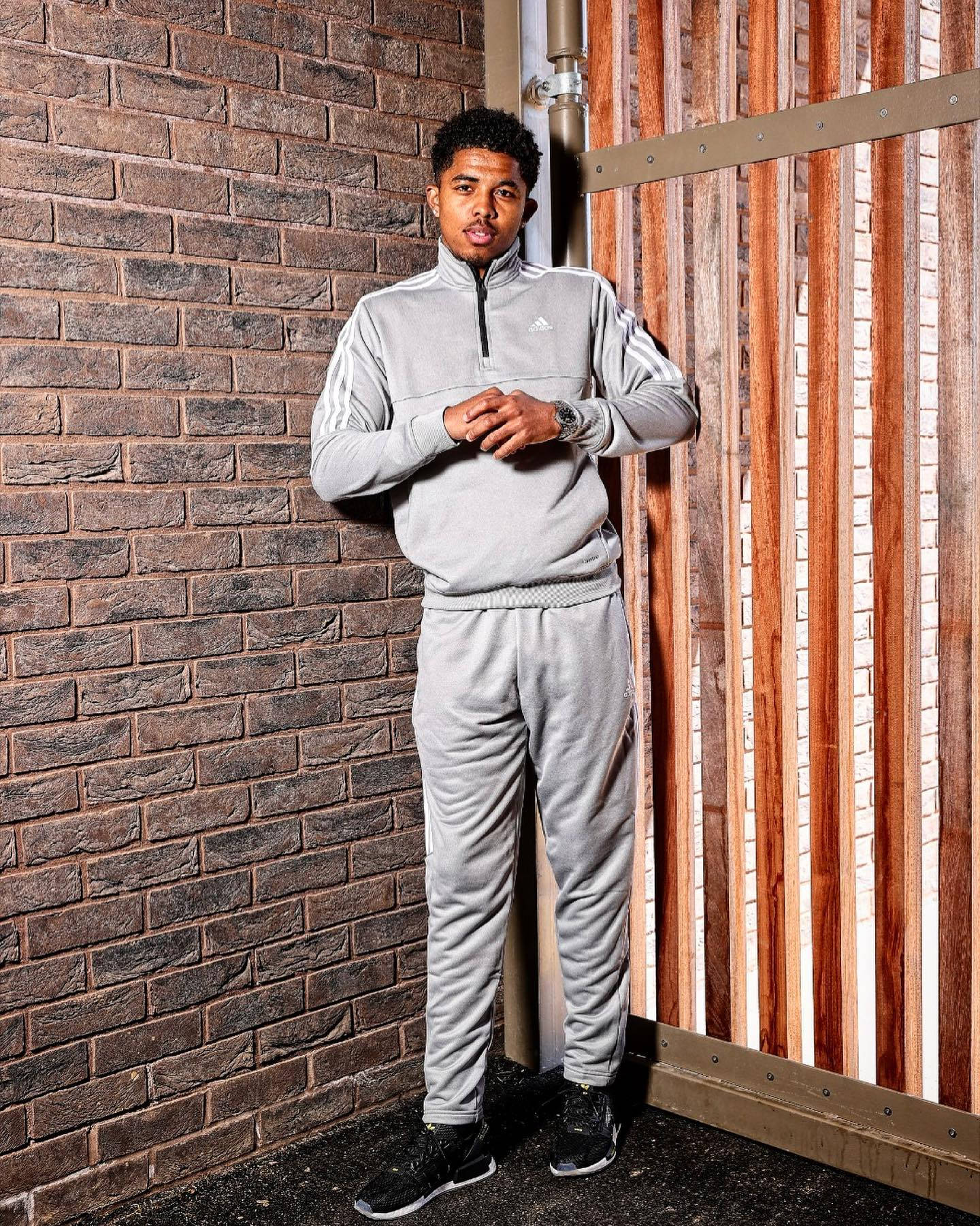 Wesley Fofana Gray Tracksuit Wallpaper