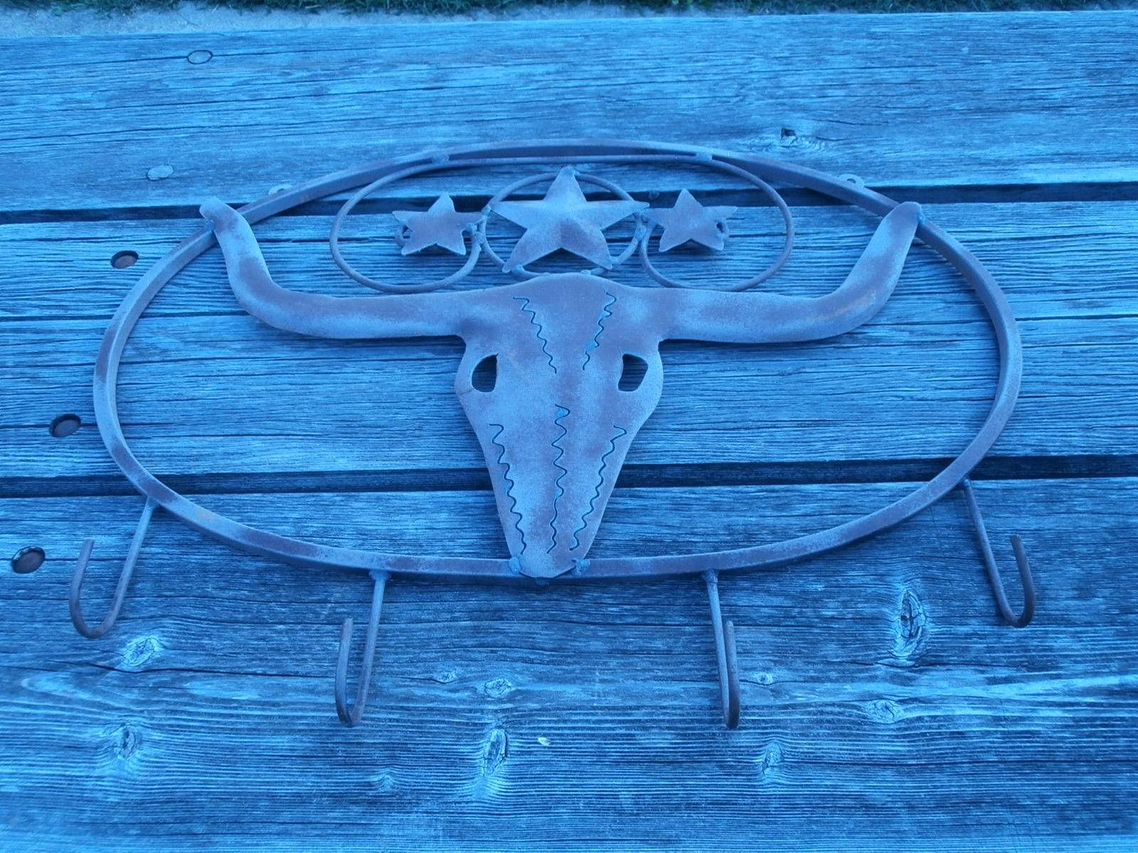 Western Metal Bull Skull Wallpaper
