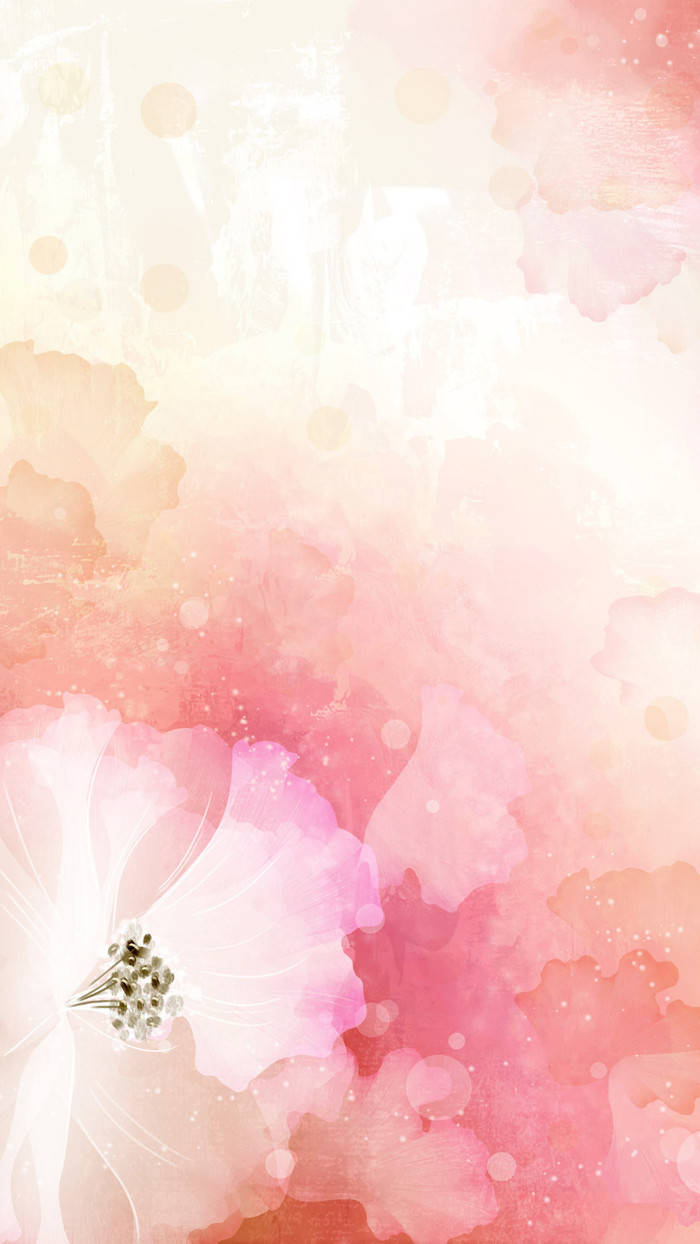 Whatsapp Chat Pink Flower Wallpaper