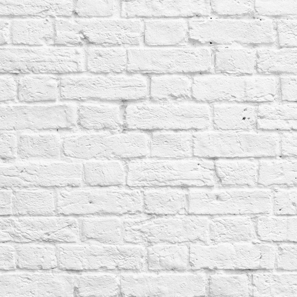 White Brick Flemish Bond Wallpaper