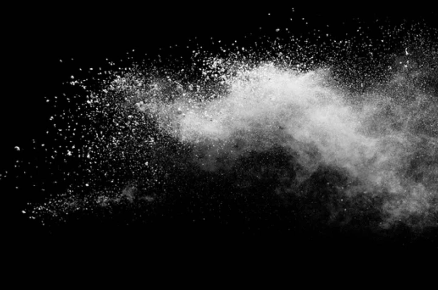 White Explosion Dark Color Wallpaper