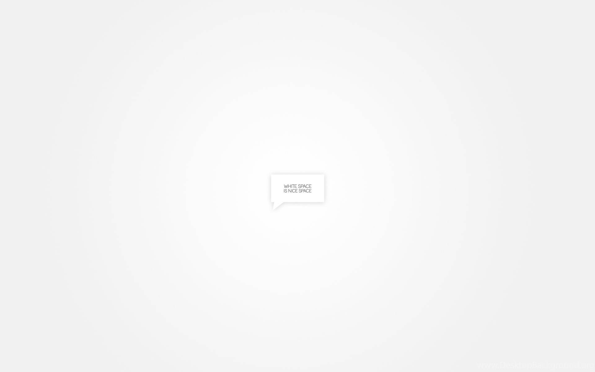 White Minimalist Speech Box Wallpaper