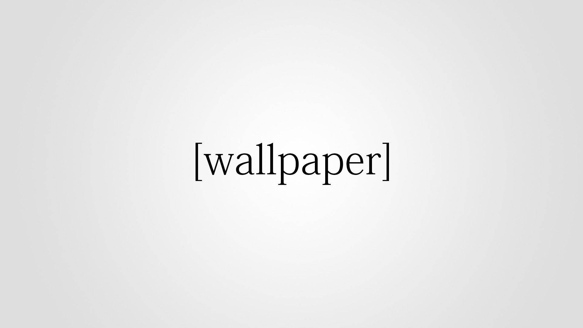 White Minimalist Text Aesthetic Wallpaper