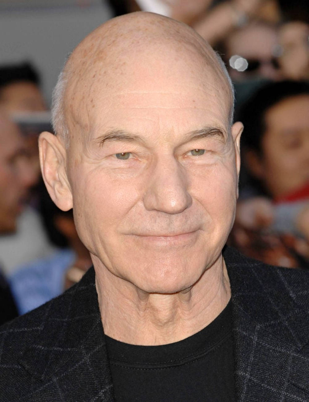 White Skinned Patrick Stewart Wallpaper