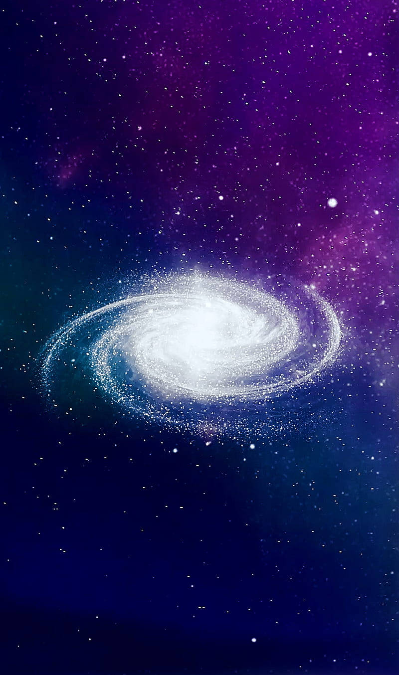 White Spiral Galaxy Live Wallpaper