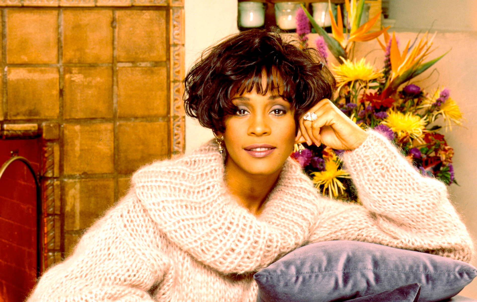Whitney Houston American Singer Wallpaper | WallpapersOK