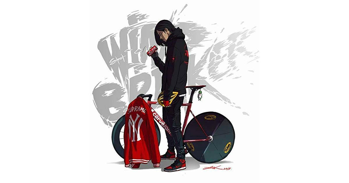 Wind Breaker Jay Jo And Bike Wallpaper